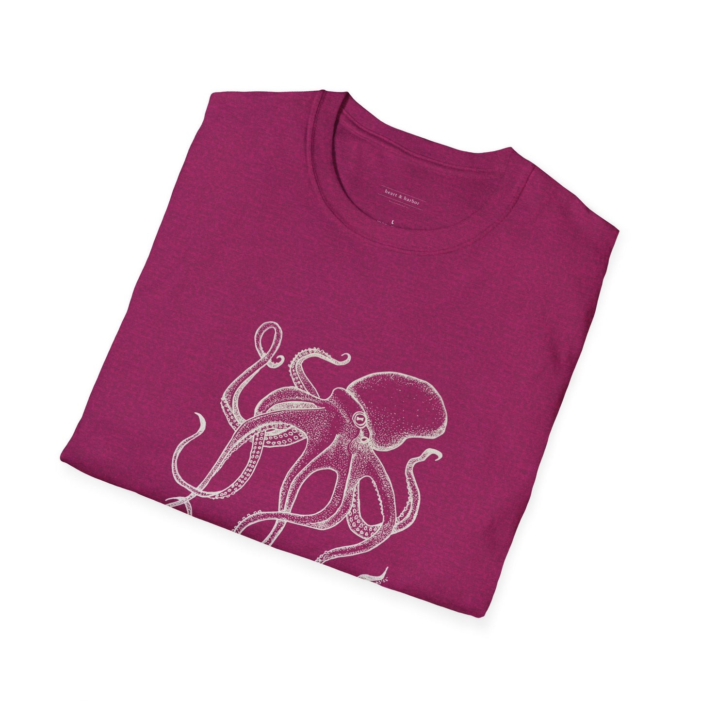 Octopus T-Shirt - Dark Shirt/Light Print Version