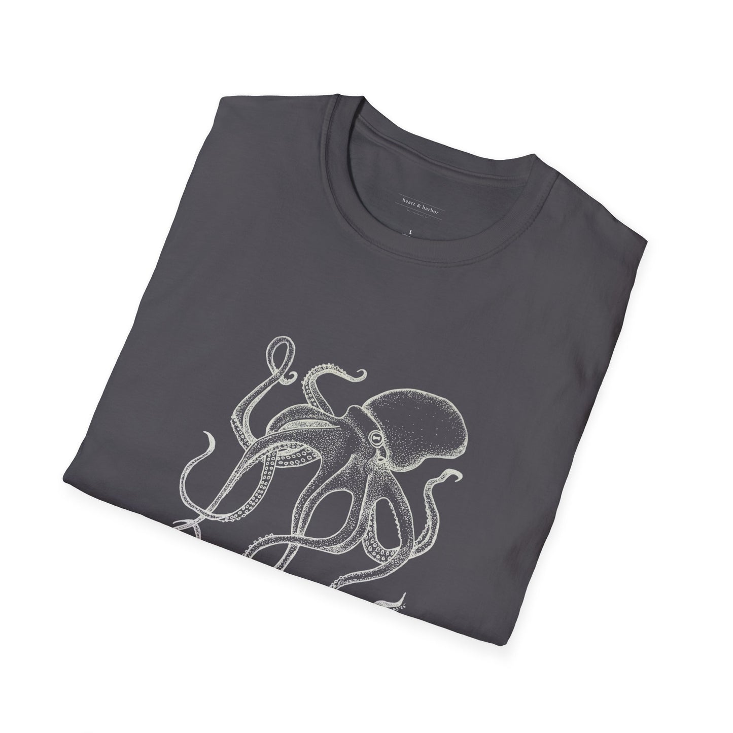 Octopus T-Shirt - Dark Shirt/Light Print Version