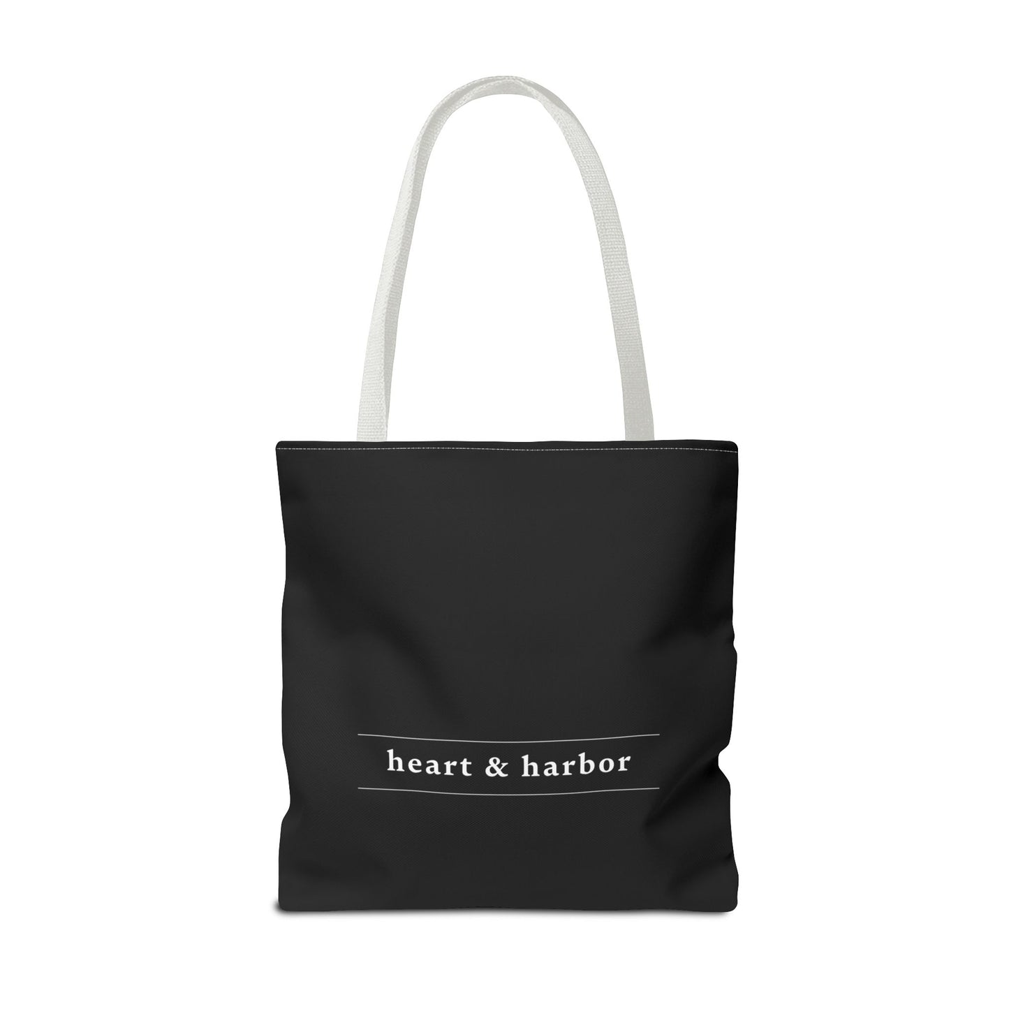 Whale Tote Bag - Black