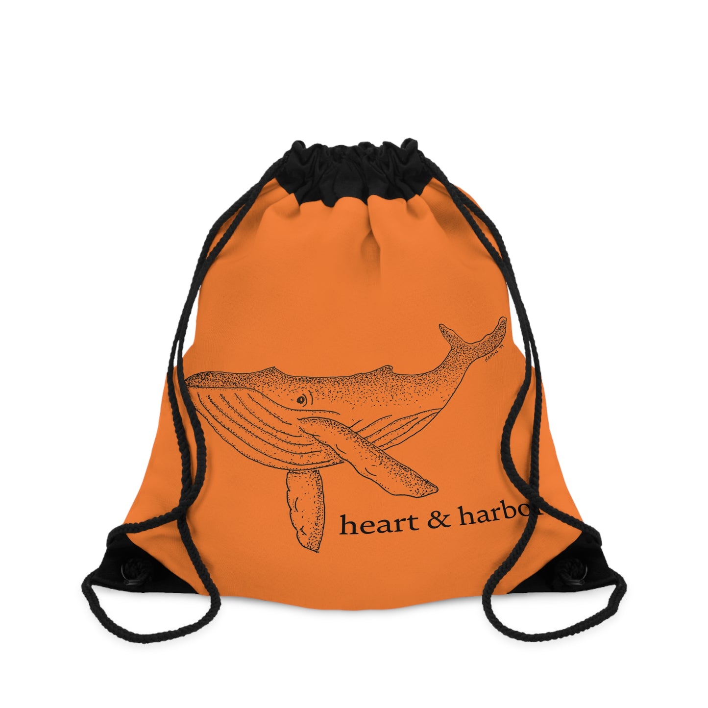 Whale Drawstring Bag