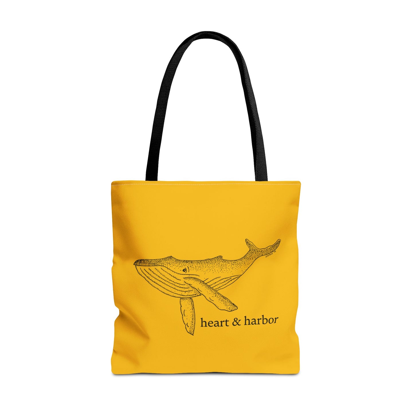 Whale Tote Bag - Yellow