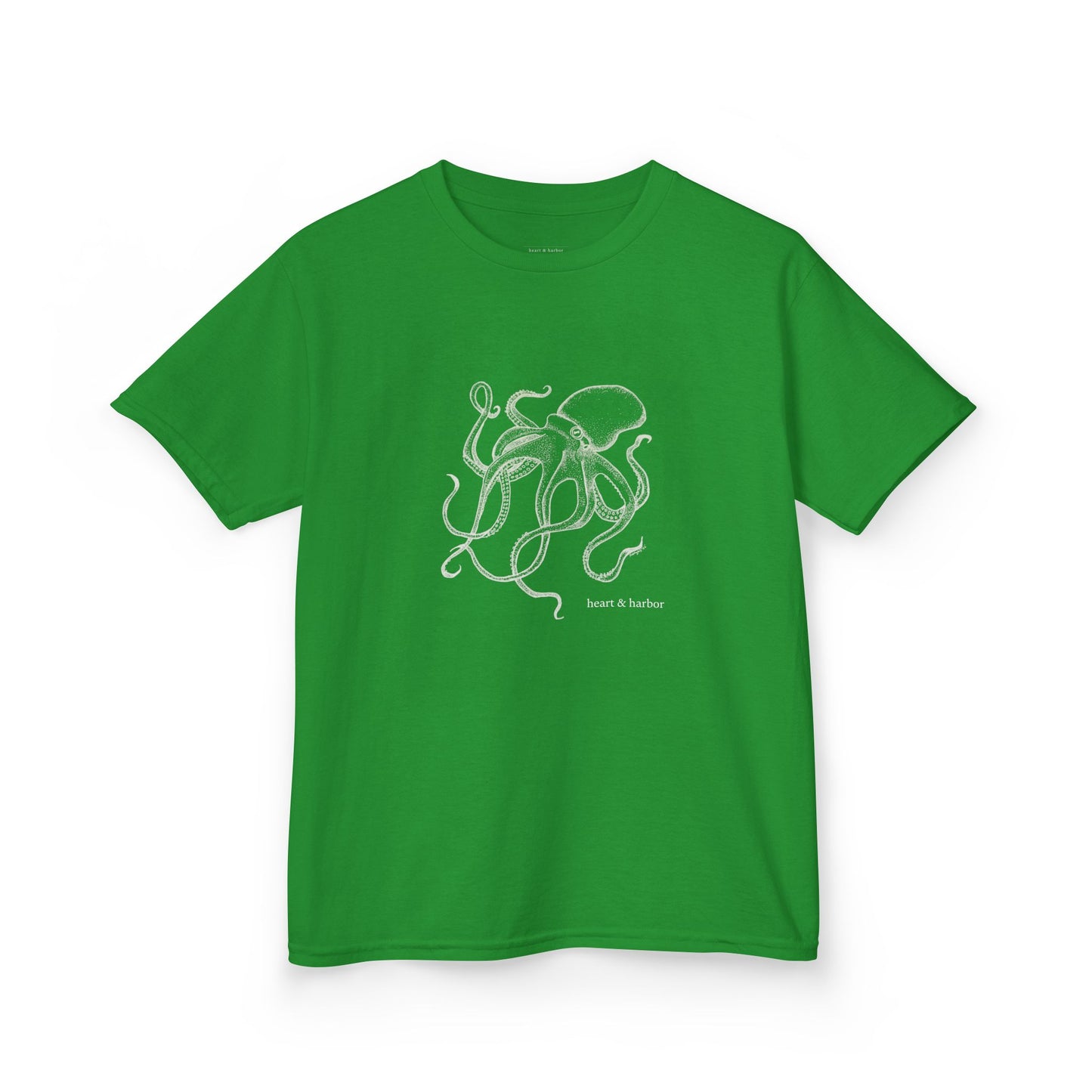 Kids Hand Drawn Octopus Design T-shirt