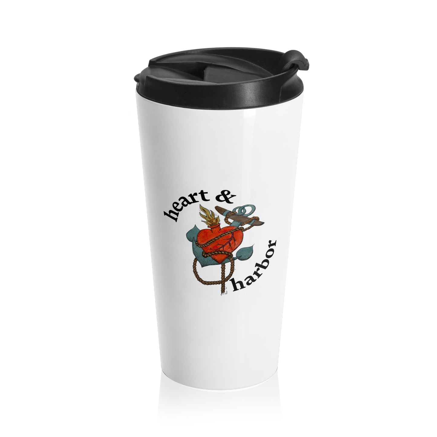 Heart & Harbor Travel Mug
