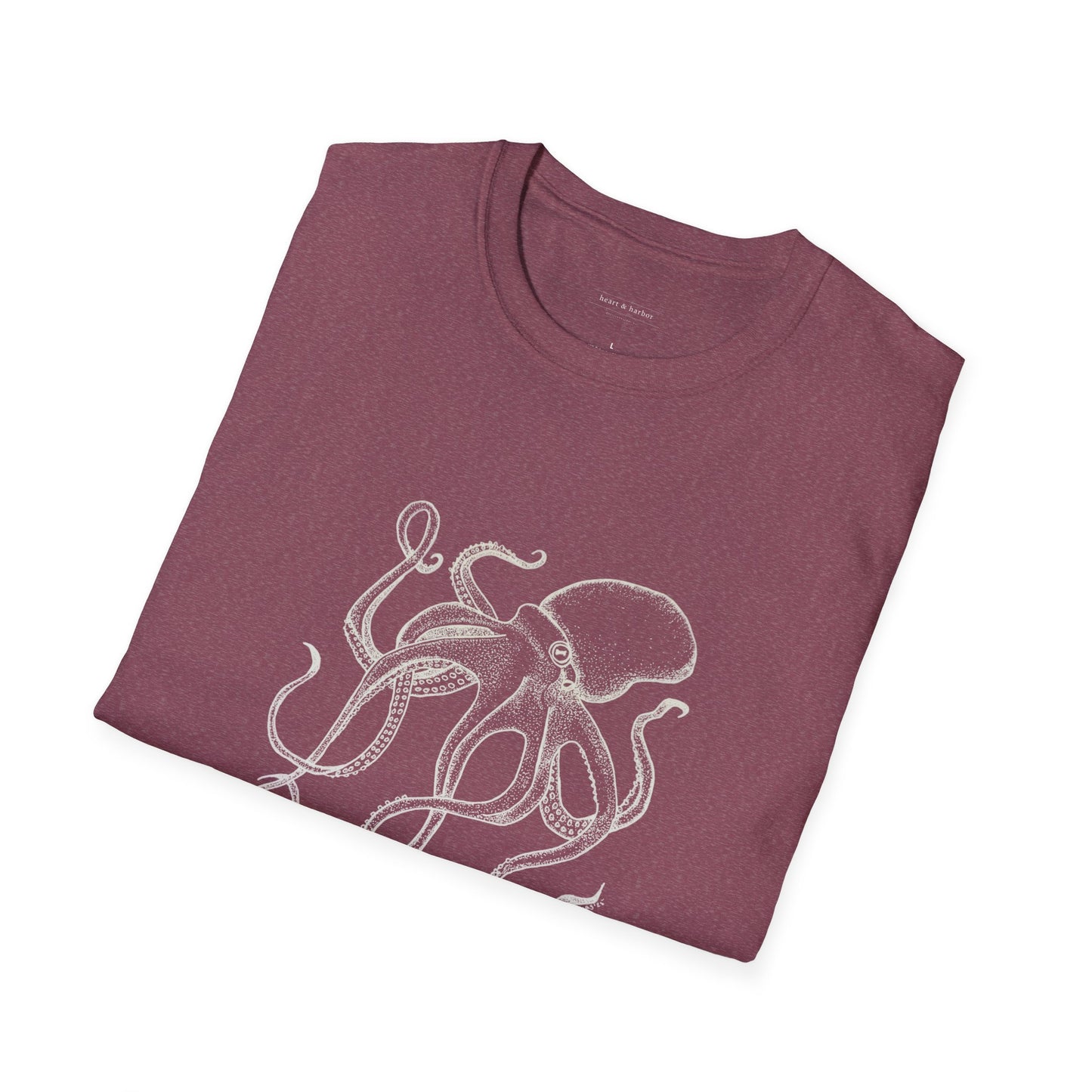 Octopus T-Shirt - Dark Shirt/Light Print Version