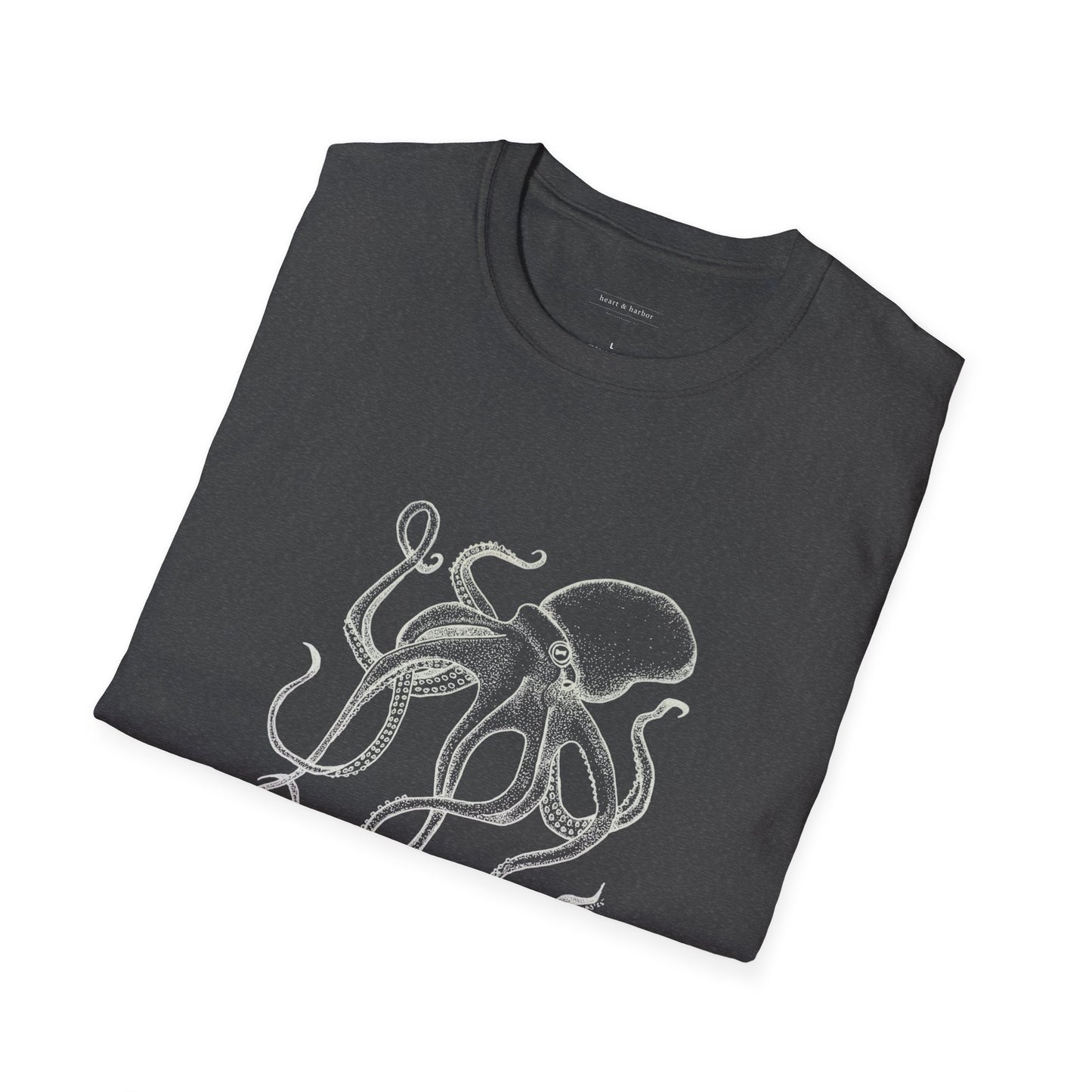 Octopus T-Shirt - Dark Shirt/Light Print Version