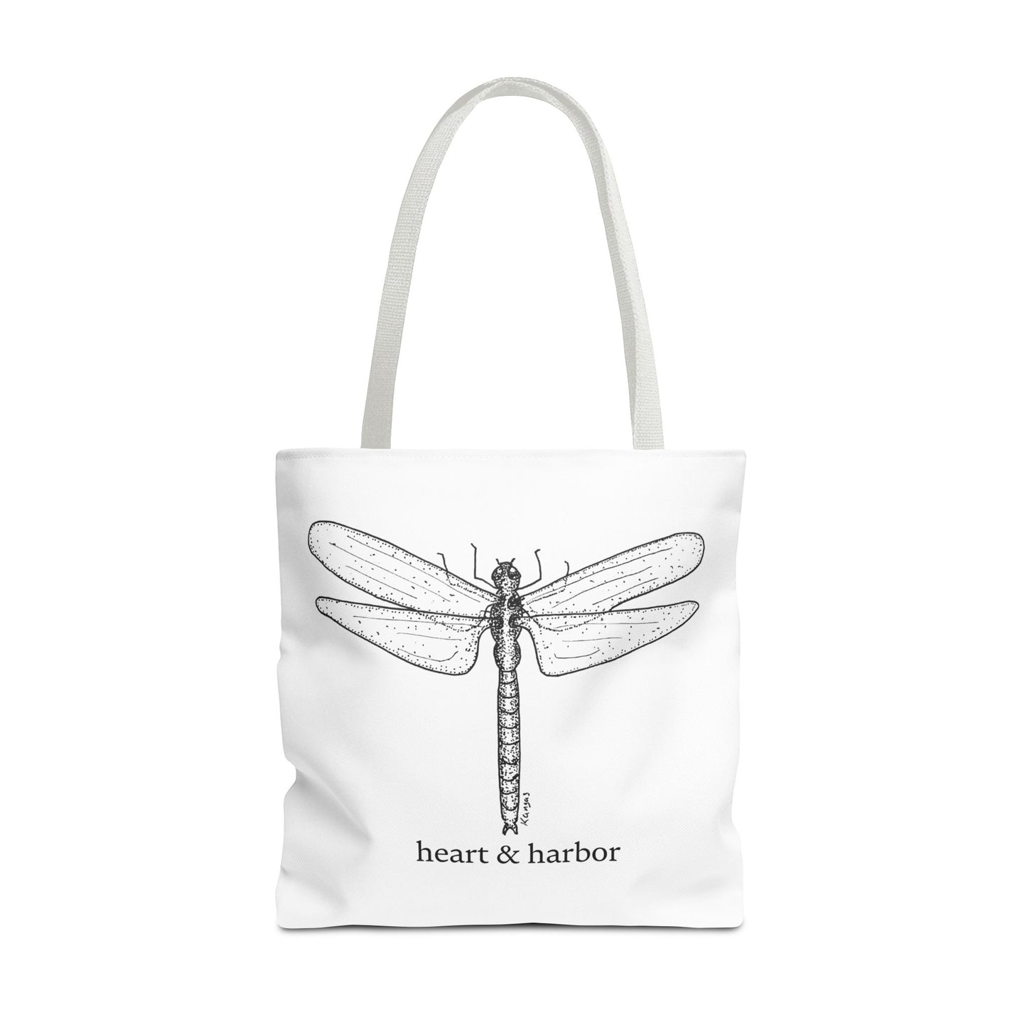 Dragonfly Art Tote | Eco-Friendly Canvas Bag by Heart & Harbor