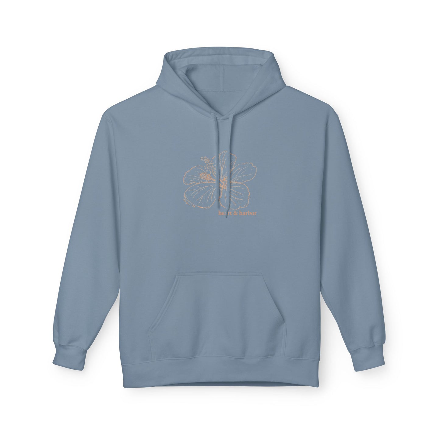 Hibiscus Color Pop Hoodie | Unisex | Hand Drawn | Multiple Colors