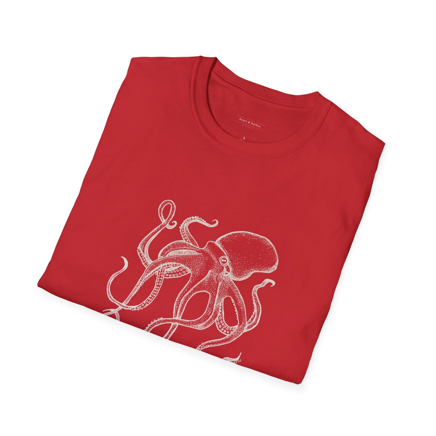 Octopus T-Shirt - Dark Shirt/Light Print Version