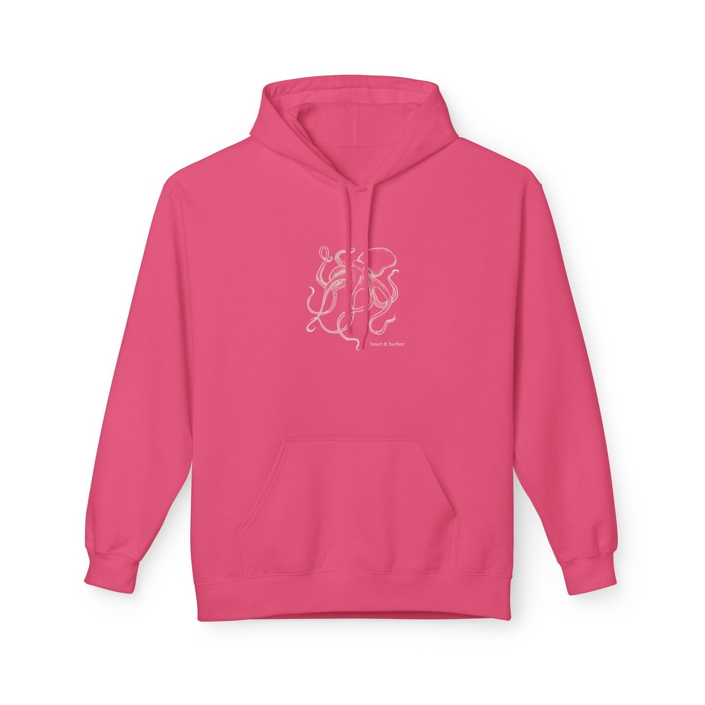 Octopus Hoodie - White Ink