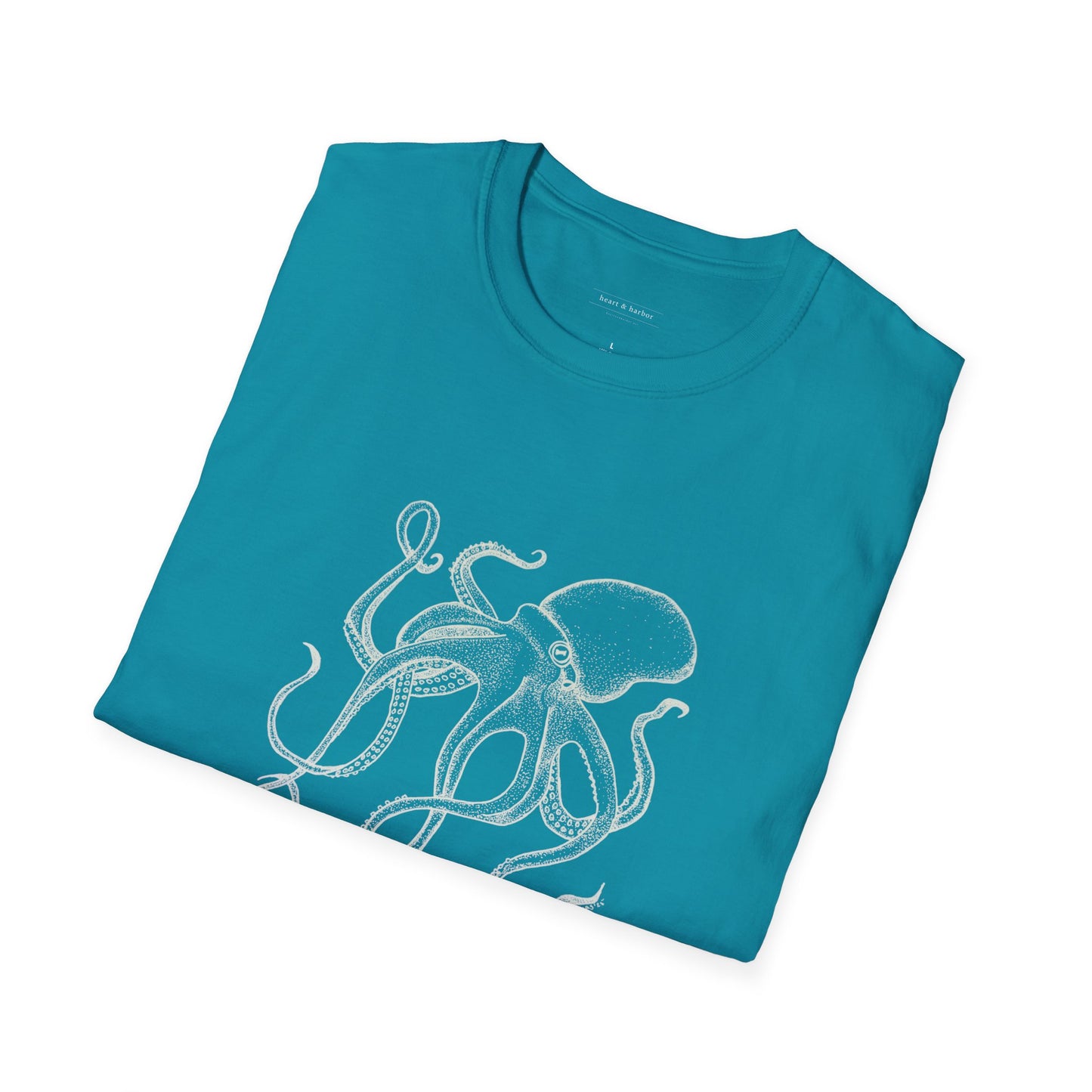 Octopus T-Shirt - Dark Shirt/Light Print Version