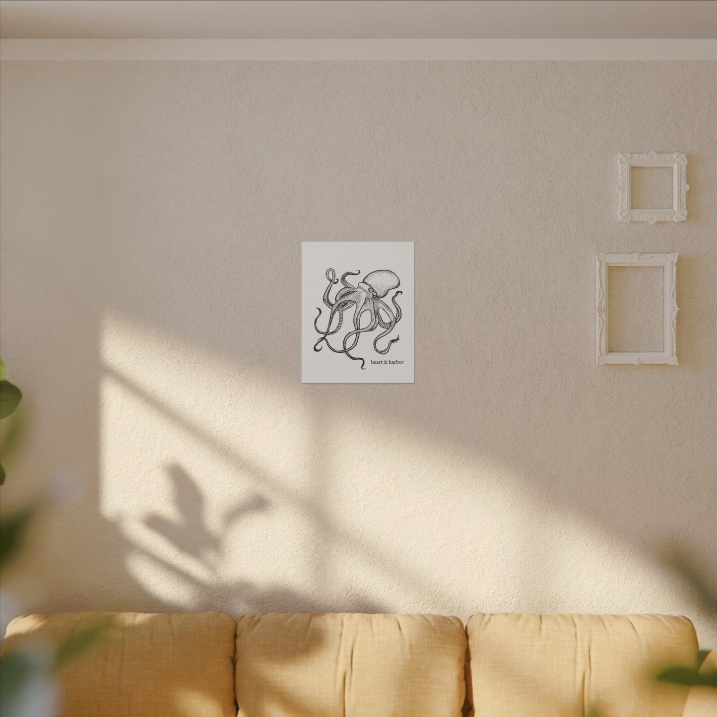 Canvas Wall Art Octopus Print