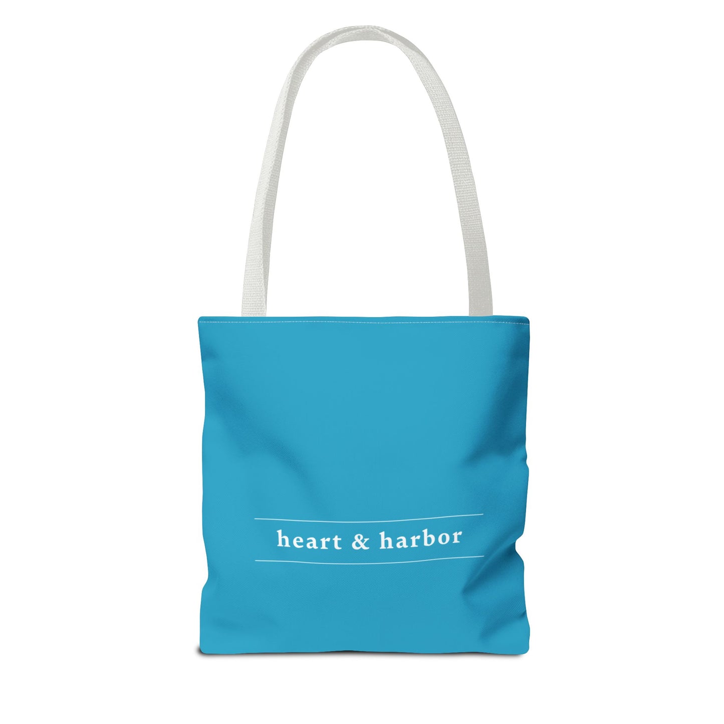 Whale Tote Bag - Turquoise