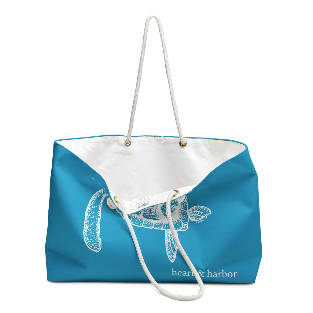 Turtle's Pace Slow Down Weekender Tote bag
