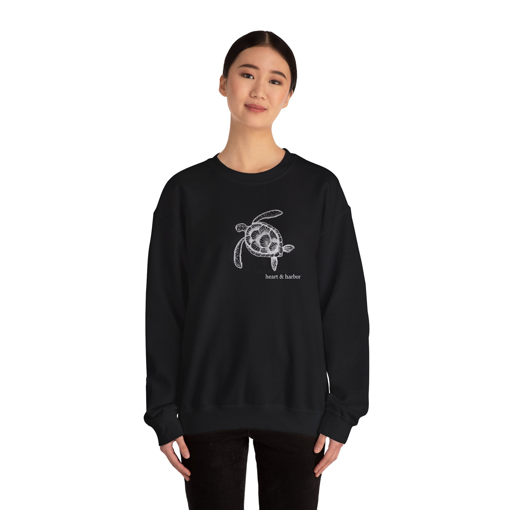 Slow Tide Turtle - Crewneck Fleece