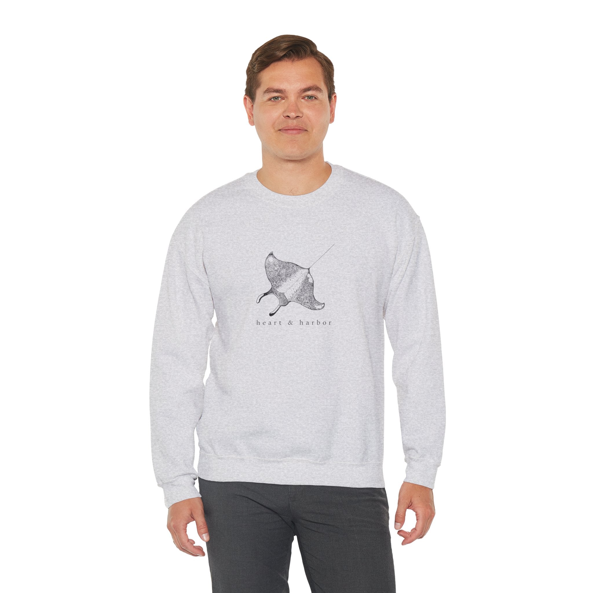 Glide Manta Ray - Crewneck Fleece