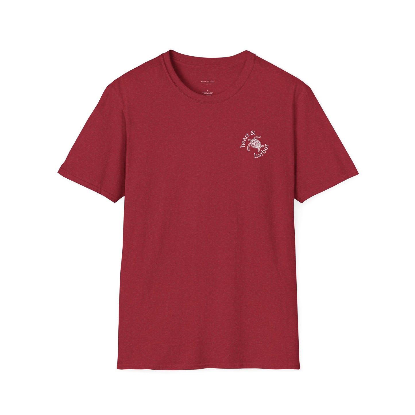 Sea Turtle on the Back Unisex T-Shirt