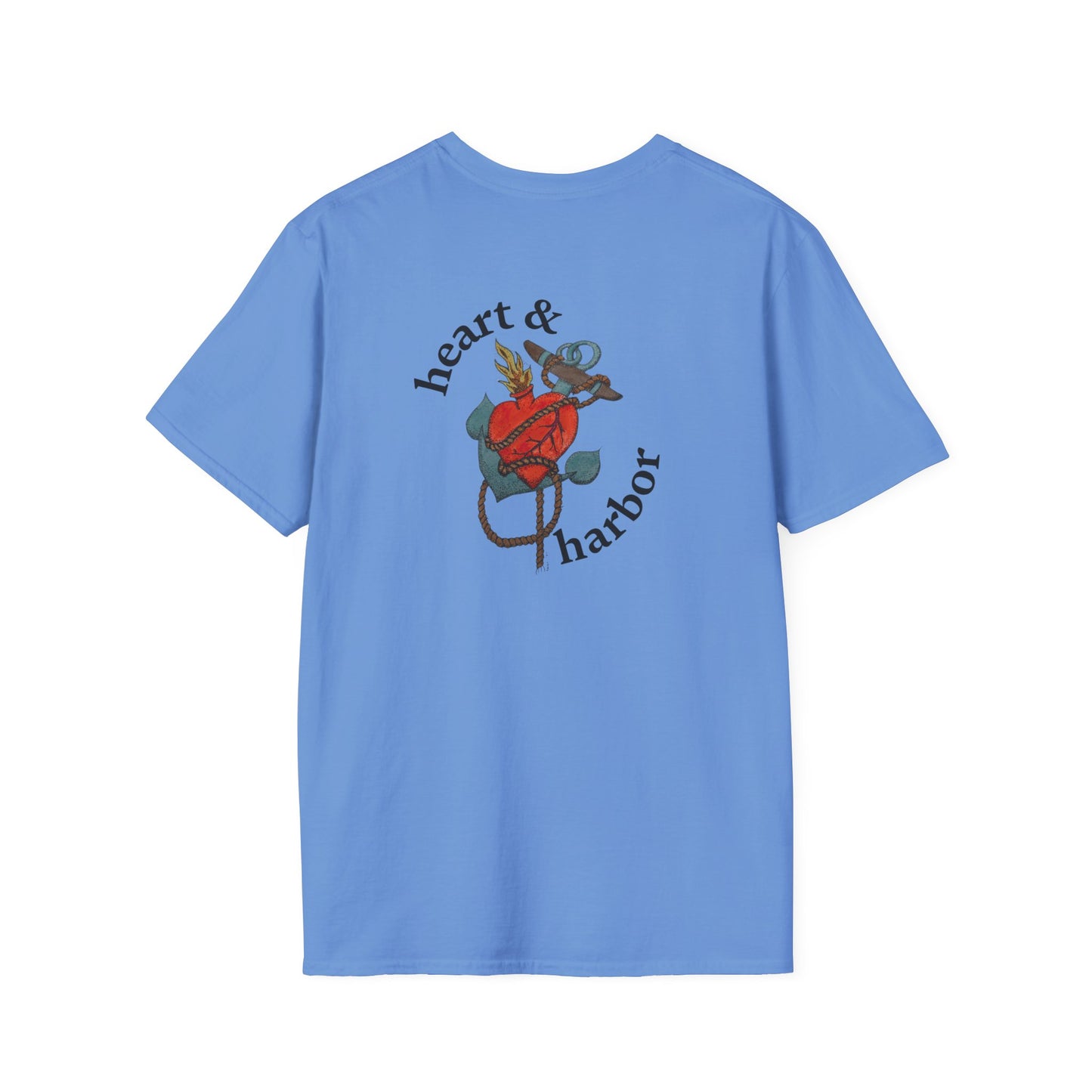 Heart & Harbor Signature Logo Tee | Front & Back Print | Unisex
