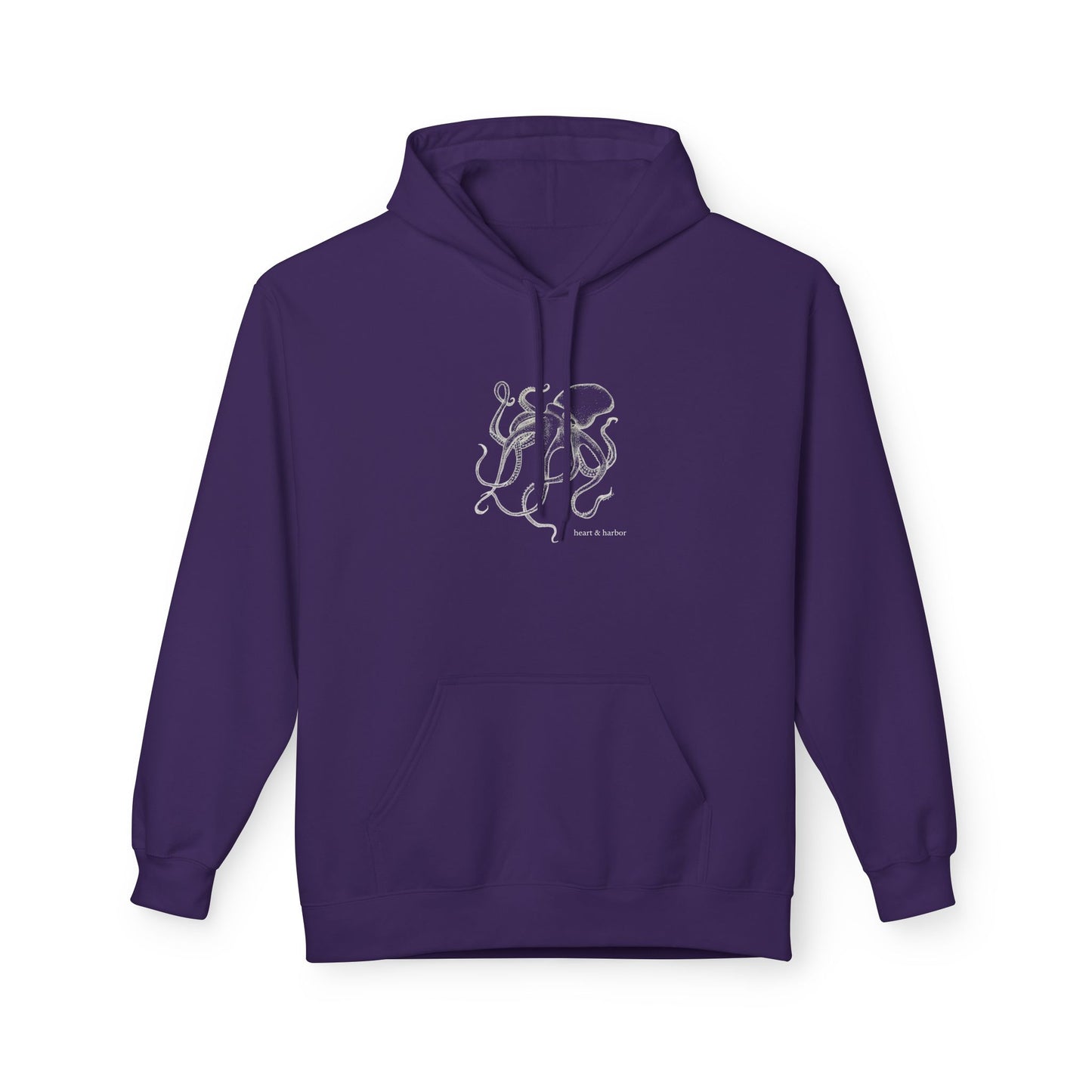 Octopus Hoodie - White Ink