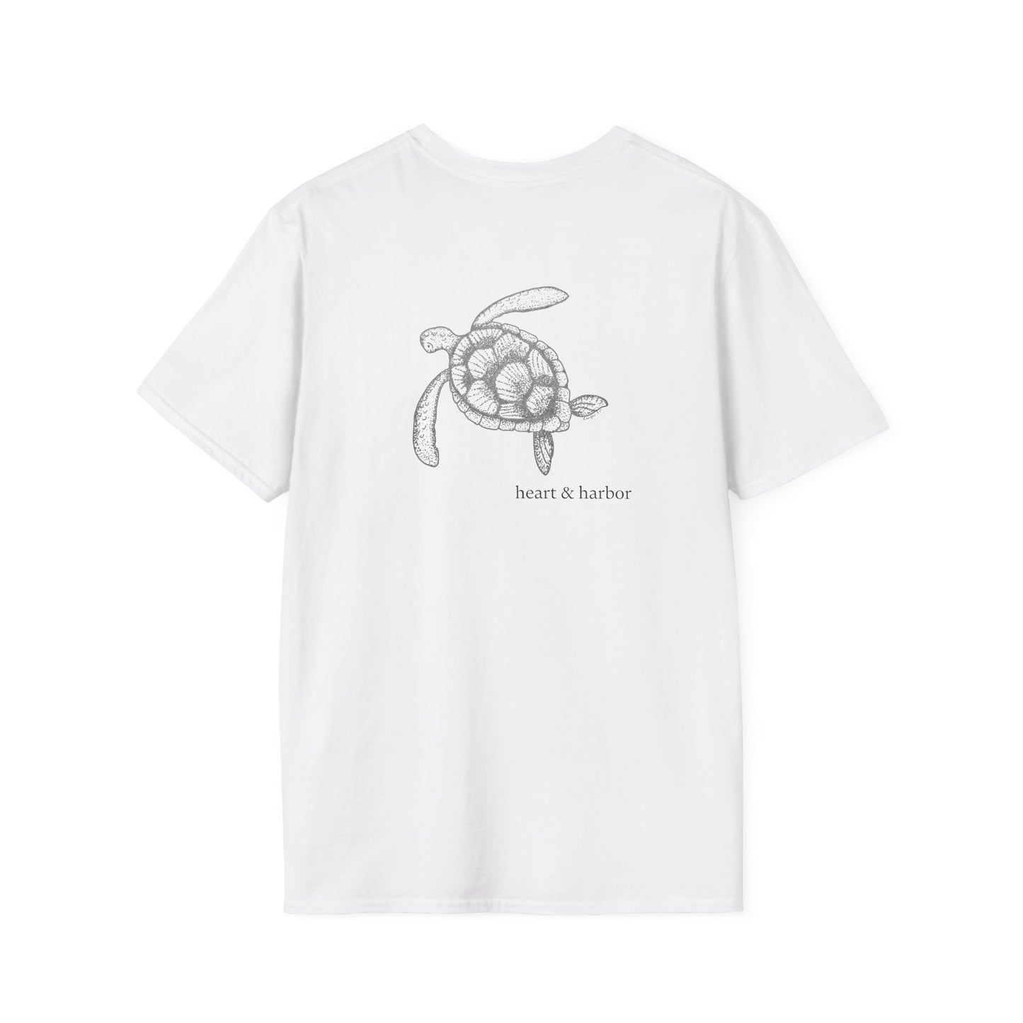 Sea Turtle on the Back Unisex T-Shirt