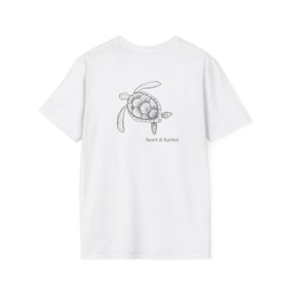 Sea Turtle on the Back Unisex T-Shirt