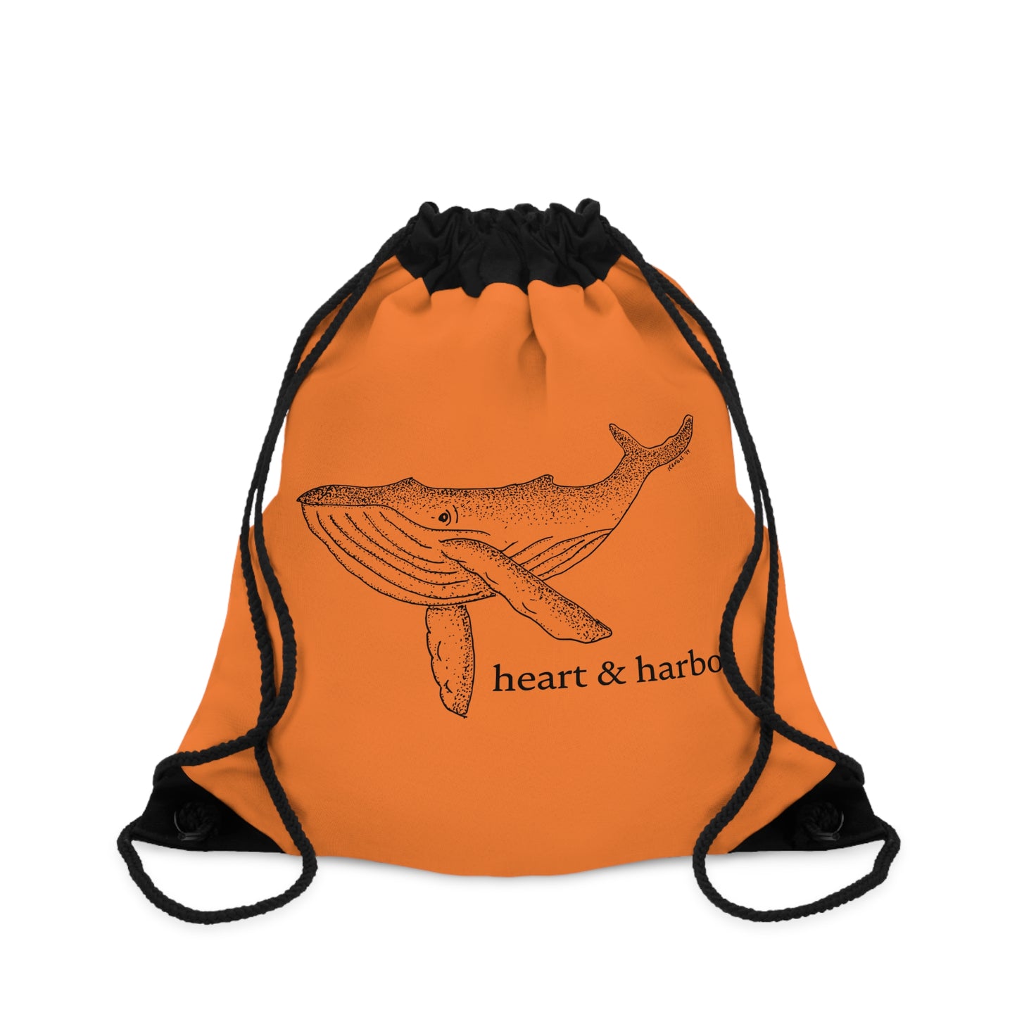 Whale Drawstring Bag