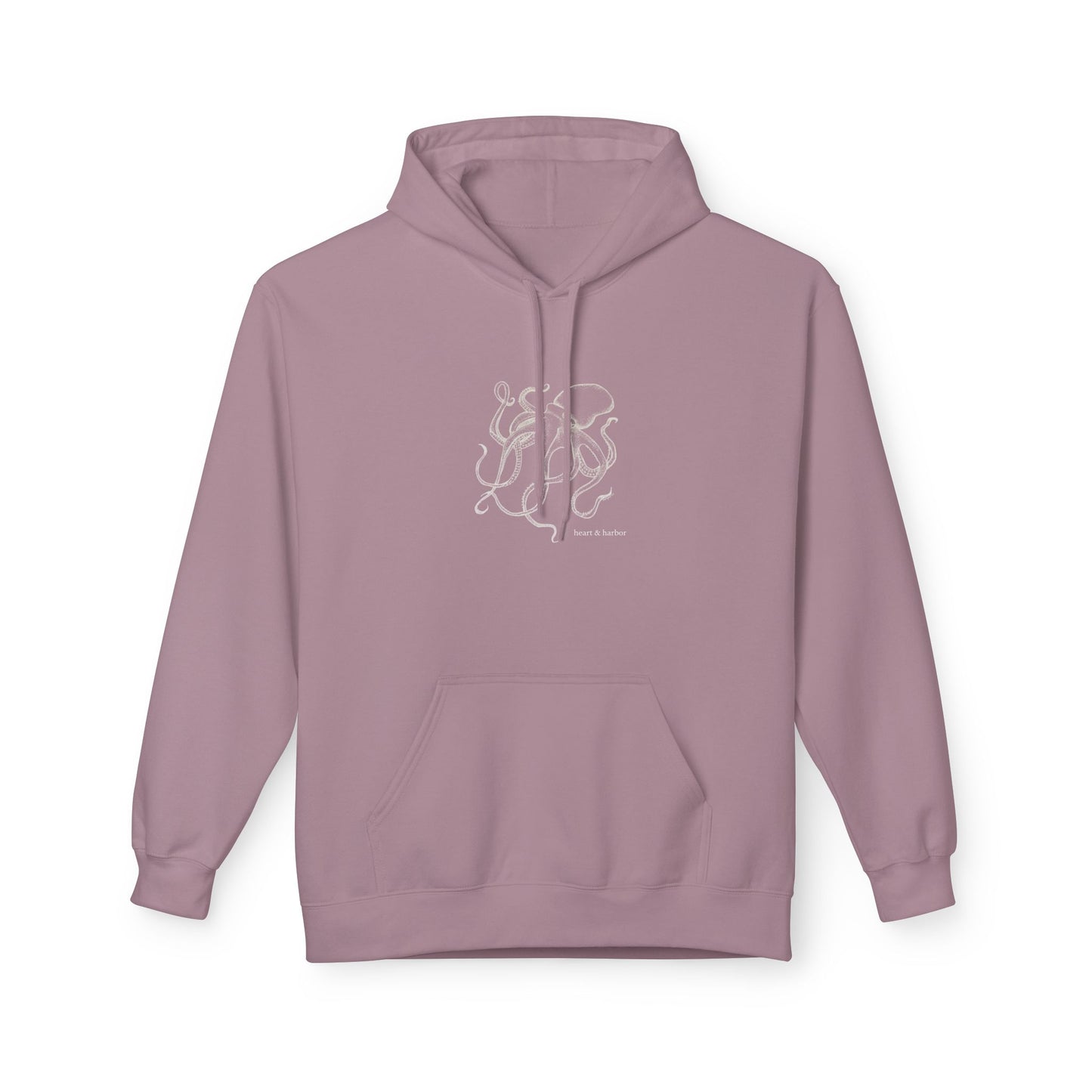 Octopus Hoodie - White Ink