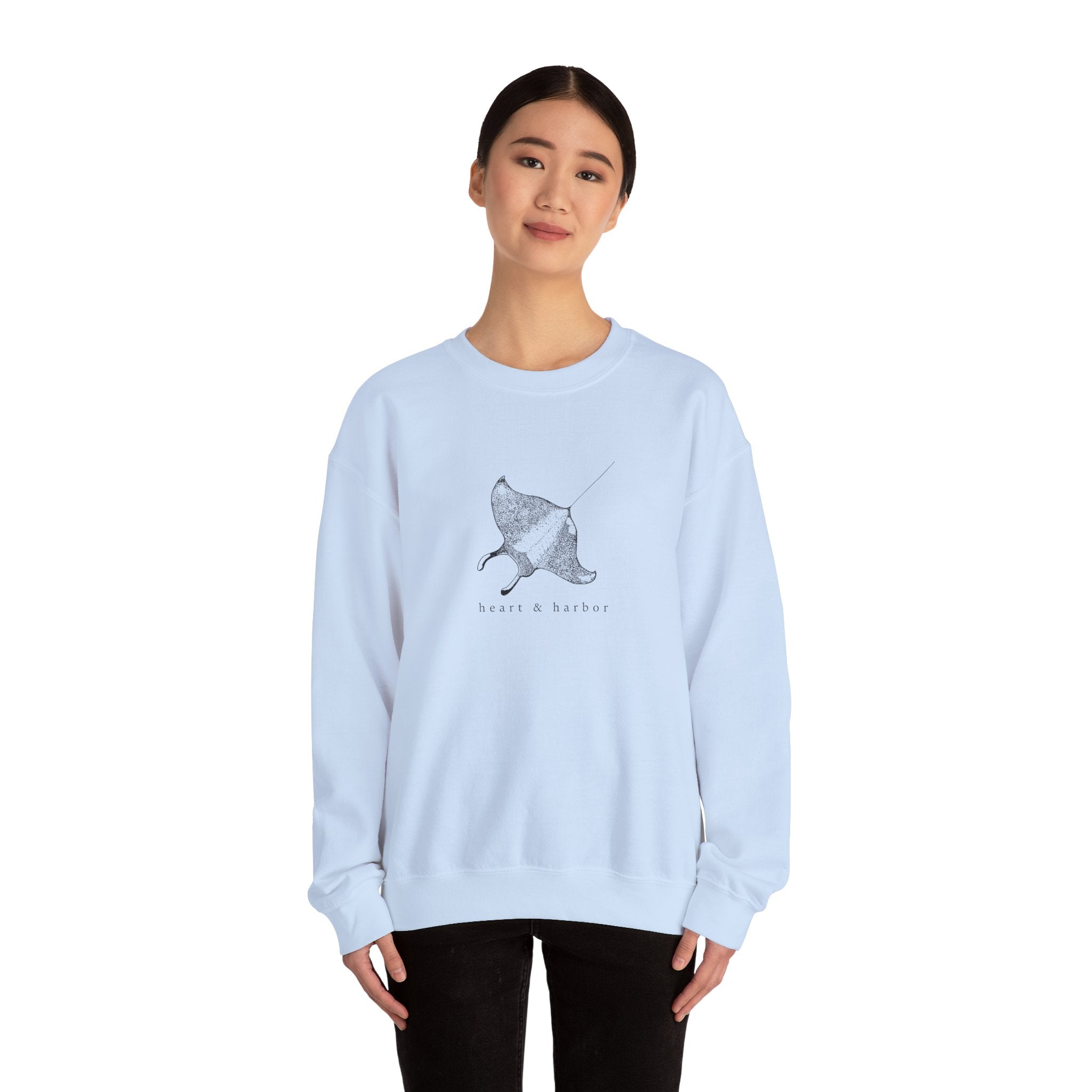 Glide Manta Ray - Crewneck Fleece