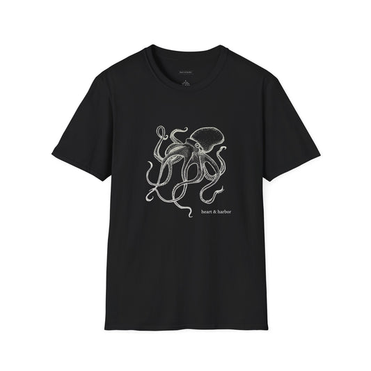 Octopus T-Shirt - Dark Shirt/Light Print Version