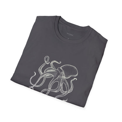 Octopus T-Shirt - Dark Shirt/Light Print Version