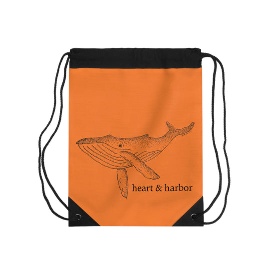 Whale Drawstring Bag