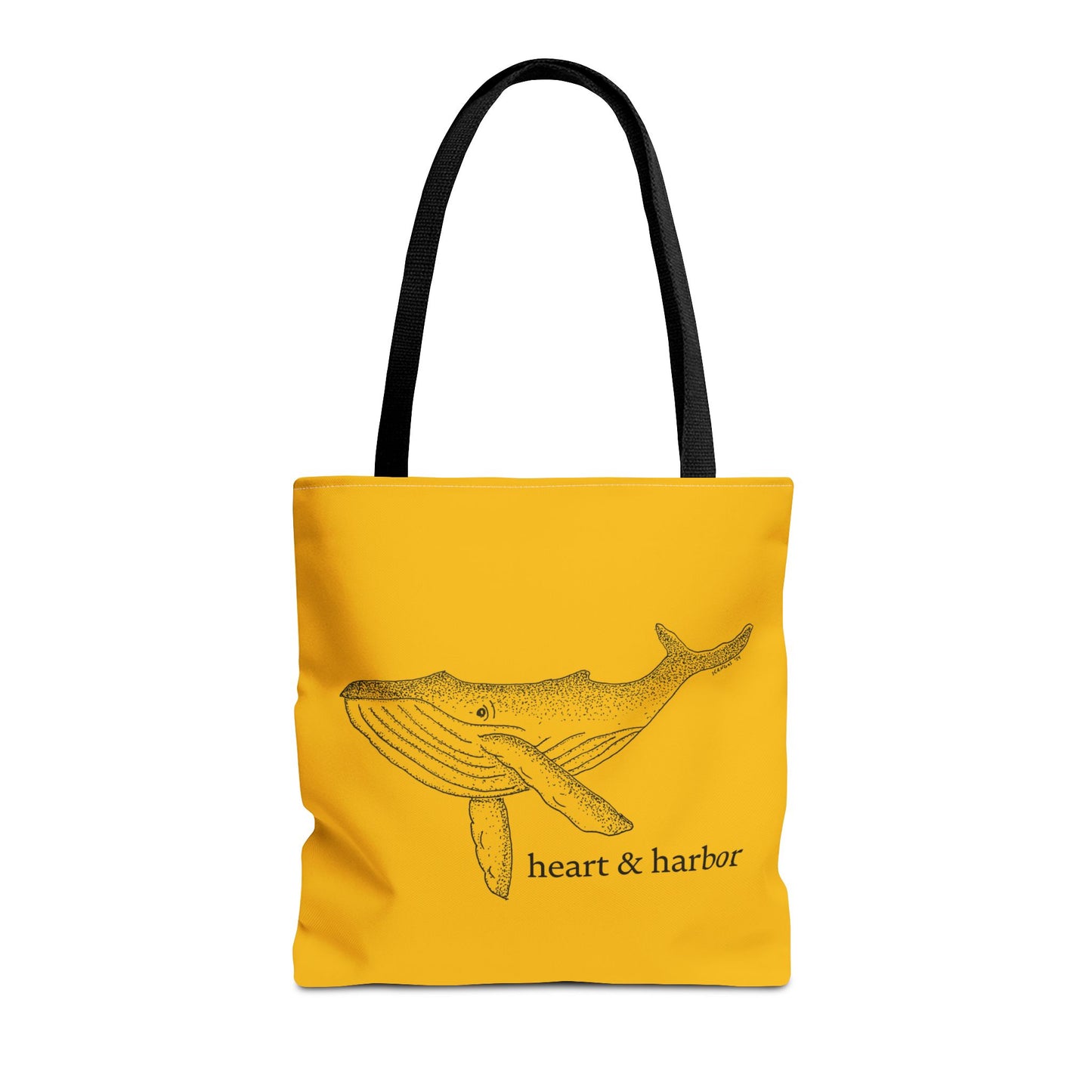 Whale Tote Bag - Yellow
