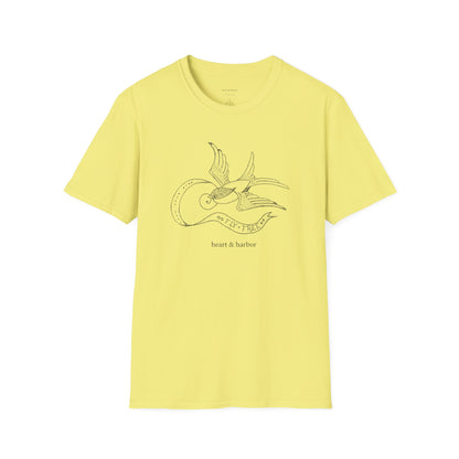 Traditional Tattoo Swallow Unisex T-Shirt