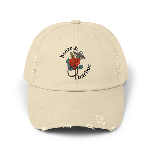 Distressed Cap - Heart & Harbor Design
