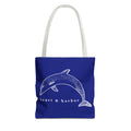 Dolphin - Blue Tote Bag