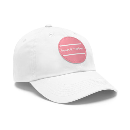 Heart and harbor logo patch hat