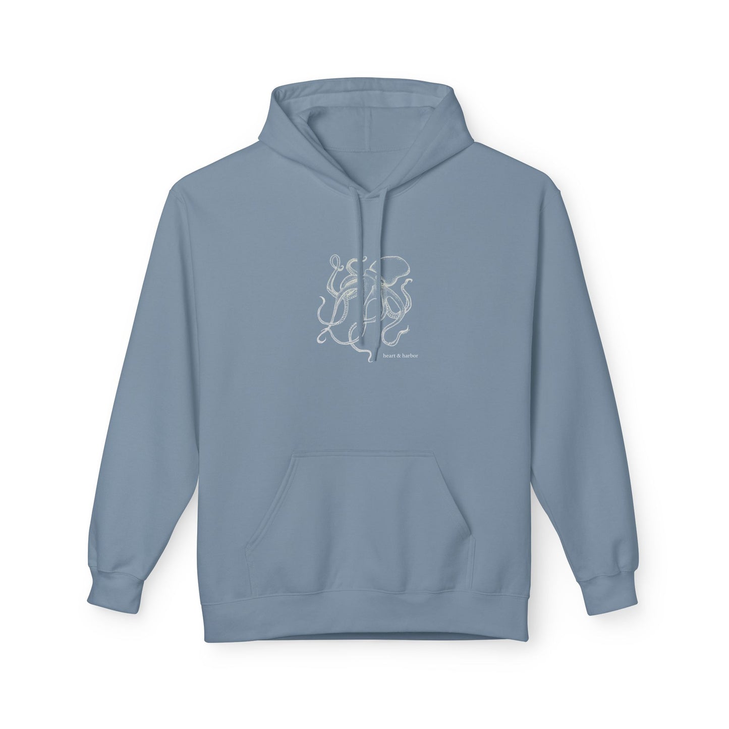 Octopus Hoodie - White Ink