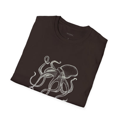 Octopus T-Shirt - Dark Shirt/Light Print Version