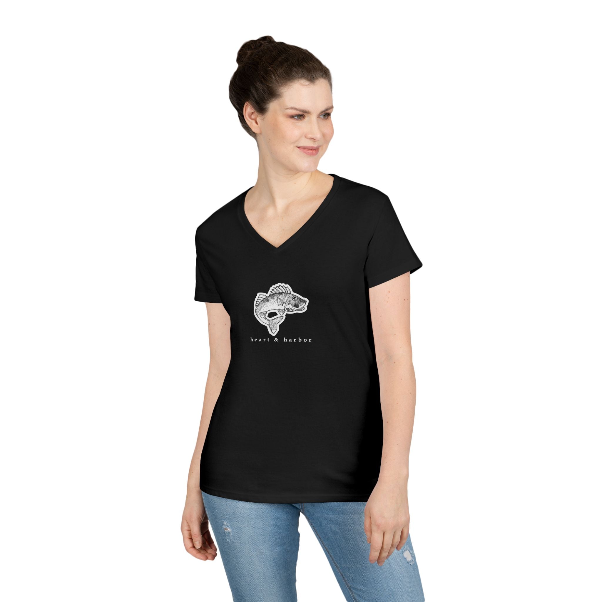 Fishstringer's Favorite- Ladies V-Neck