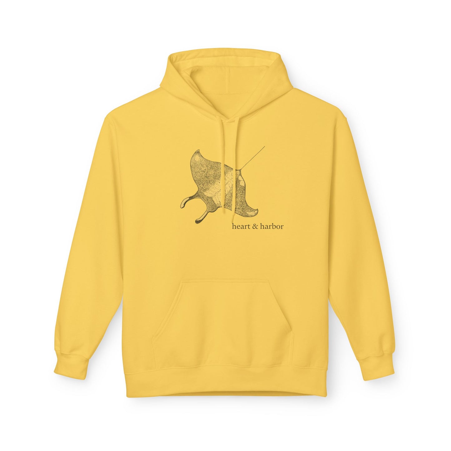 Manta Ray Hoodie - Dark Ink - Multiple Colors