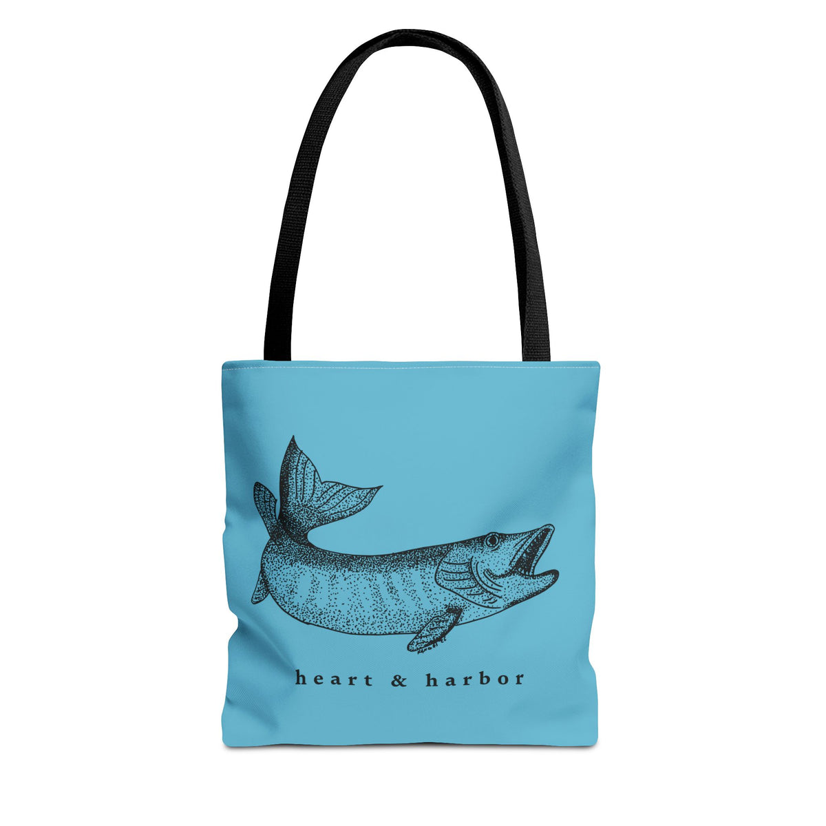 Lurking Muskie - Tote Bag - Blue