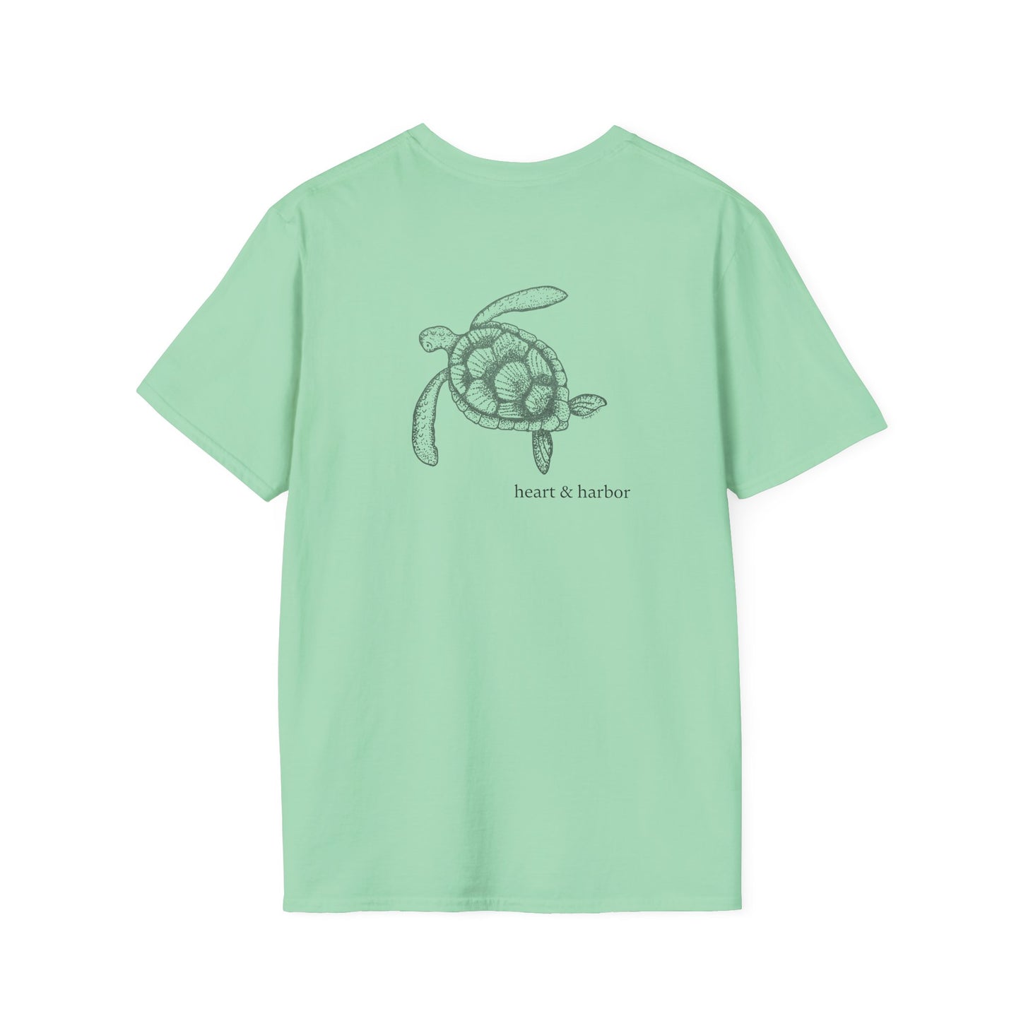 Sea Turtle on the Back Unisex T-Shirt