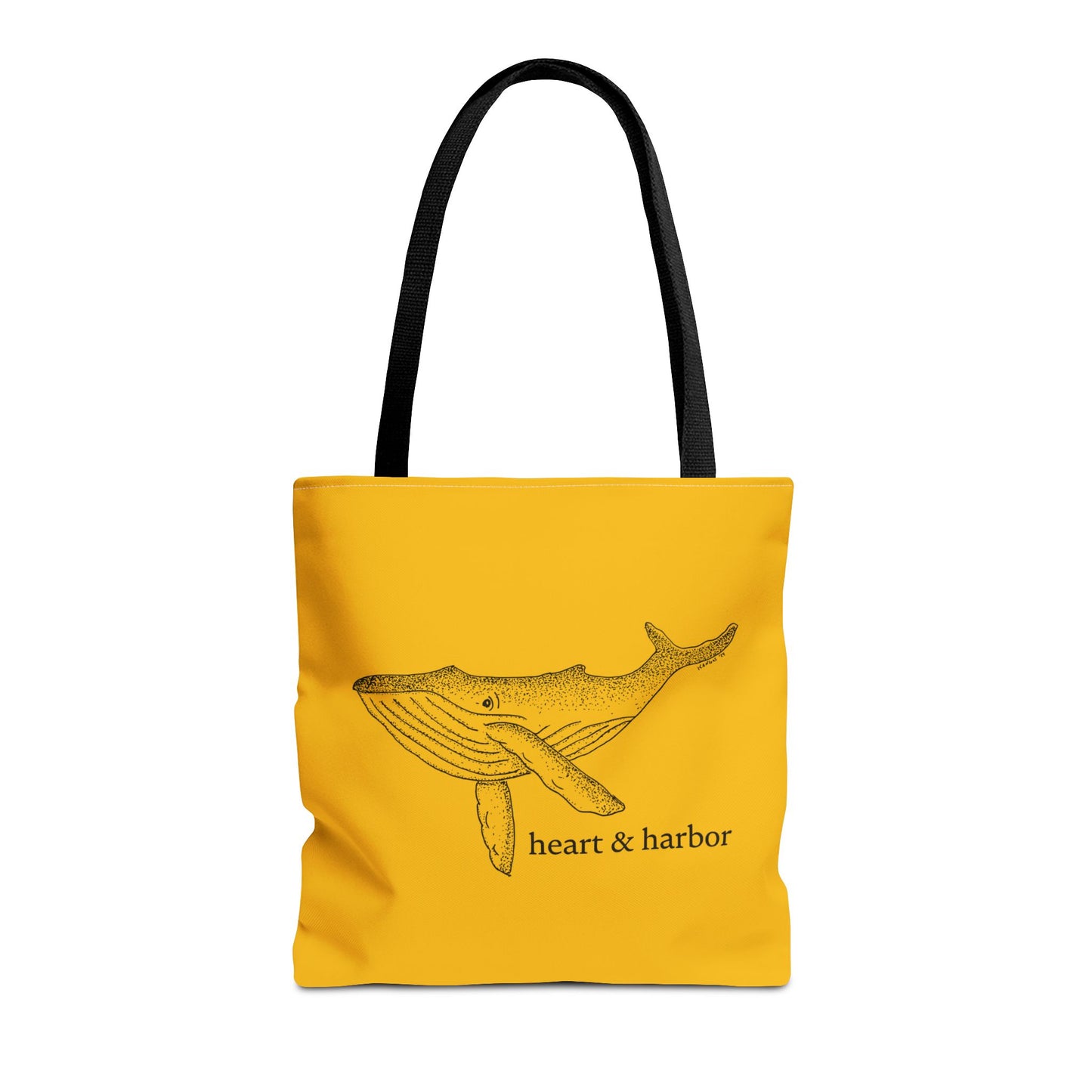 Whale Tote Bag - Yellow