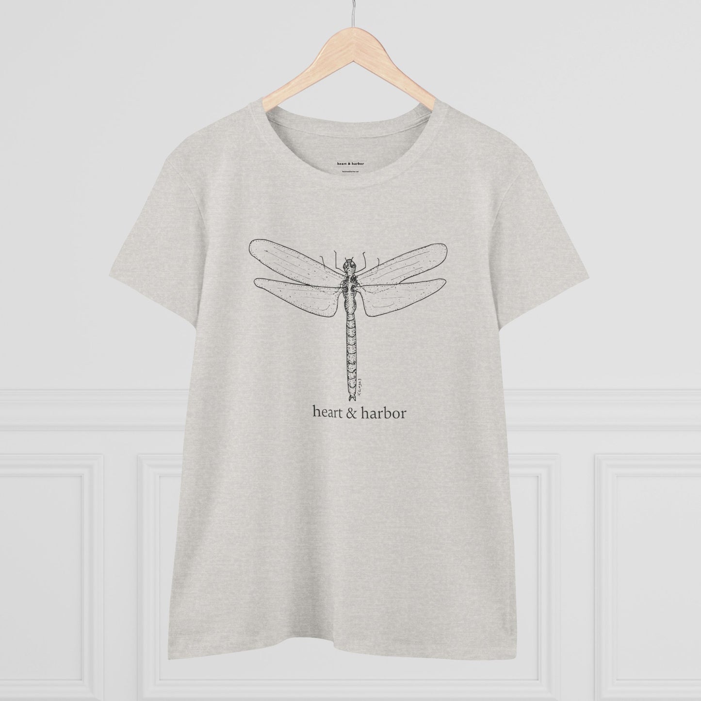 Dragonfly Unisex T-Shirt | Original Hand-Drawn Art | Heart & Harbor | multiple colors