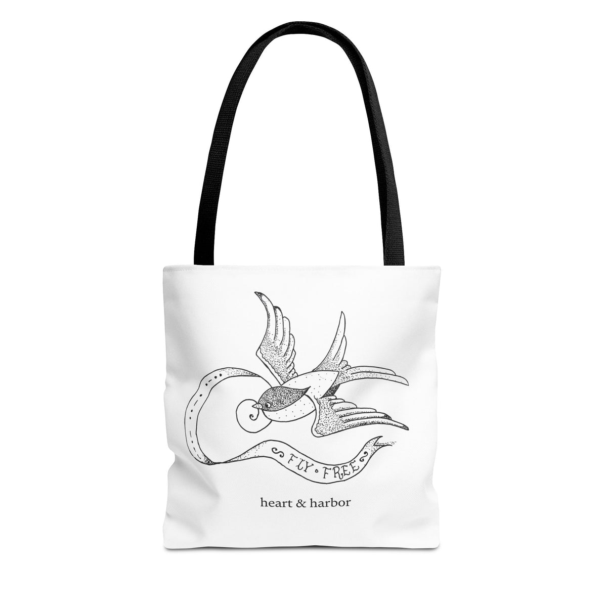 Swallow - Tote Bag - white