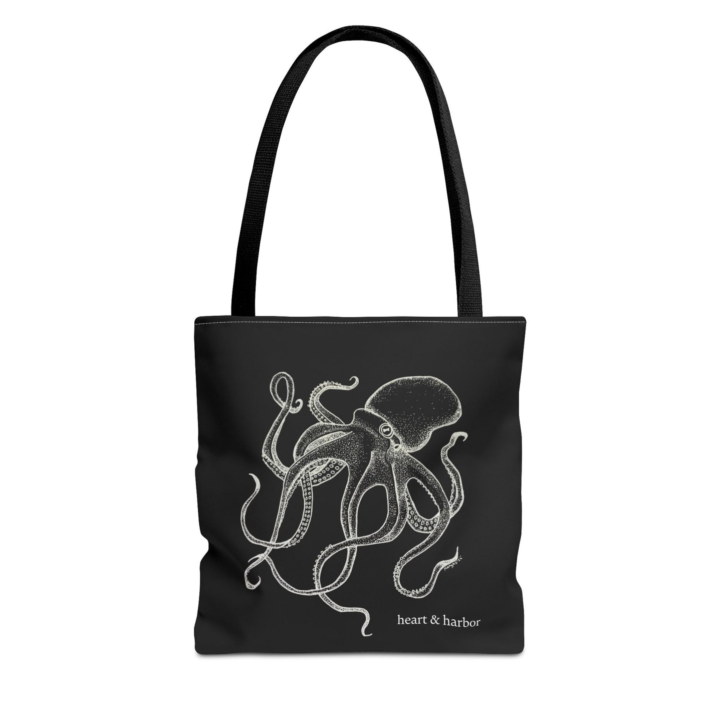 Octopus Tote Bag - Black