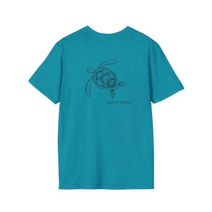 Sea Turtle on the Back Unisex T-Shirt