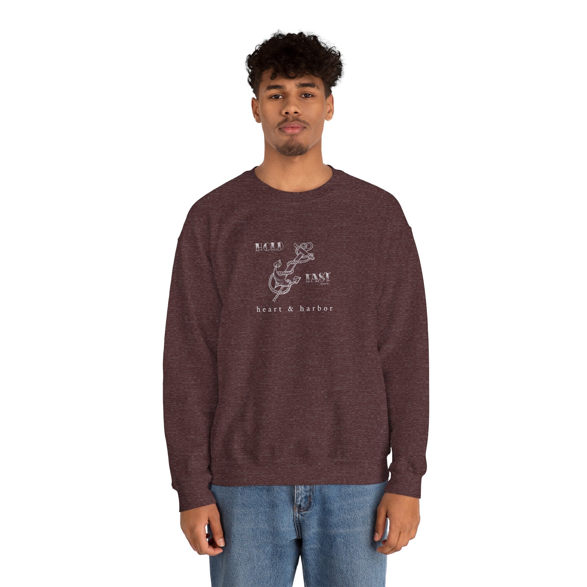 Hold Fast Anchor - Crewneck Fleece