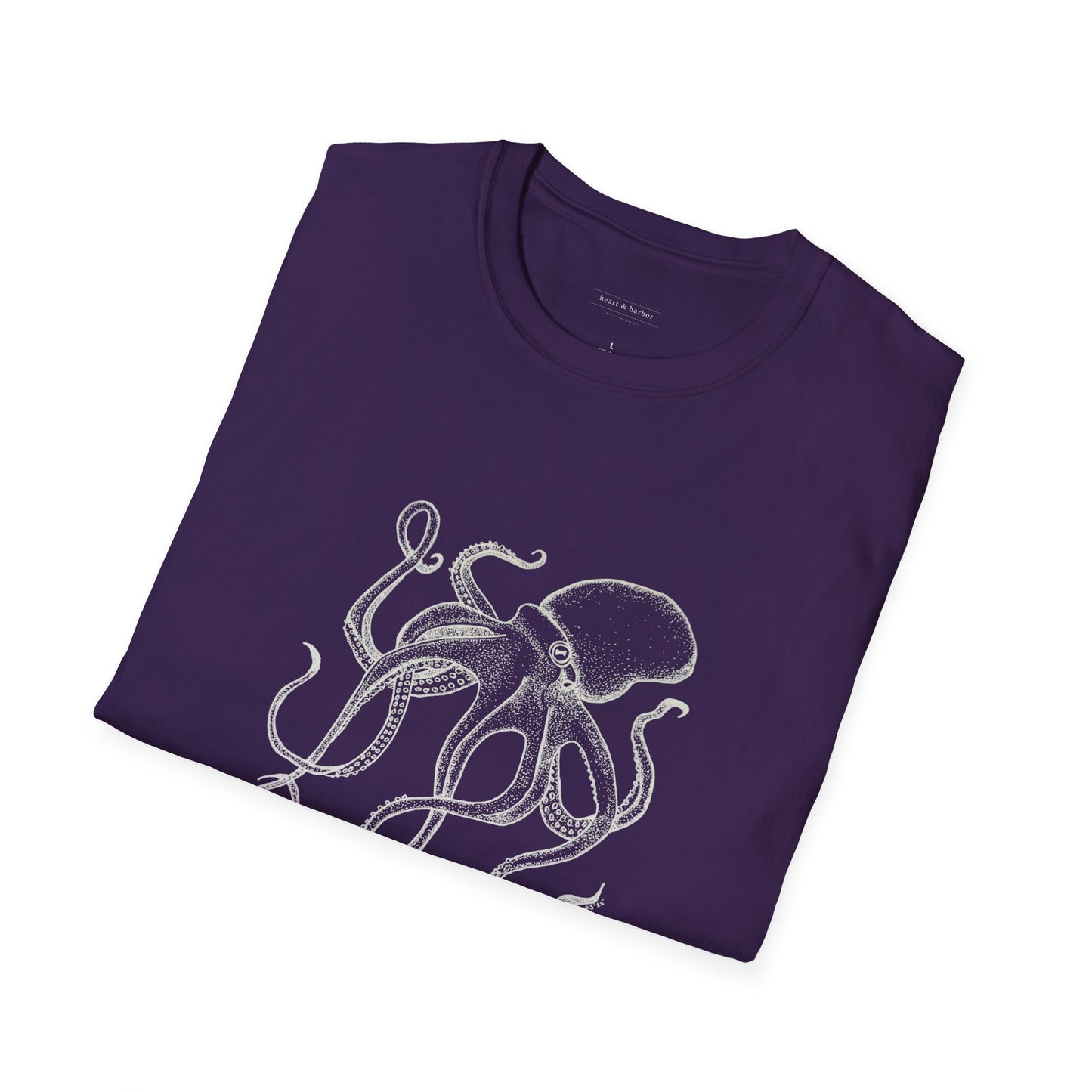 Octopus T-Shirt - Dark Shirt/Light Print Version
