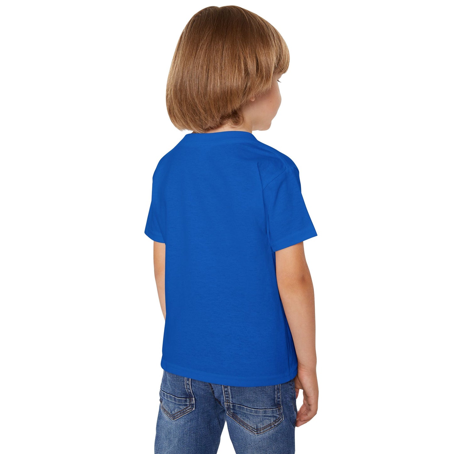 Cute Whale Design Toddler T-shirt in White Print