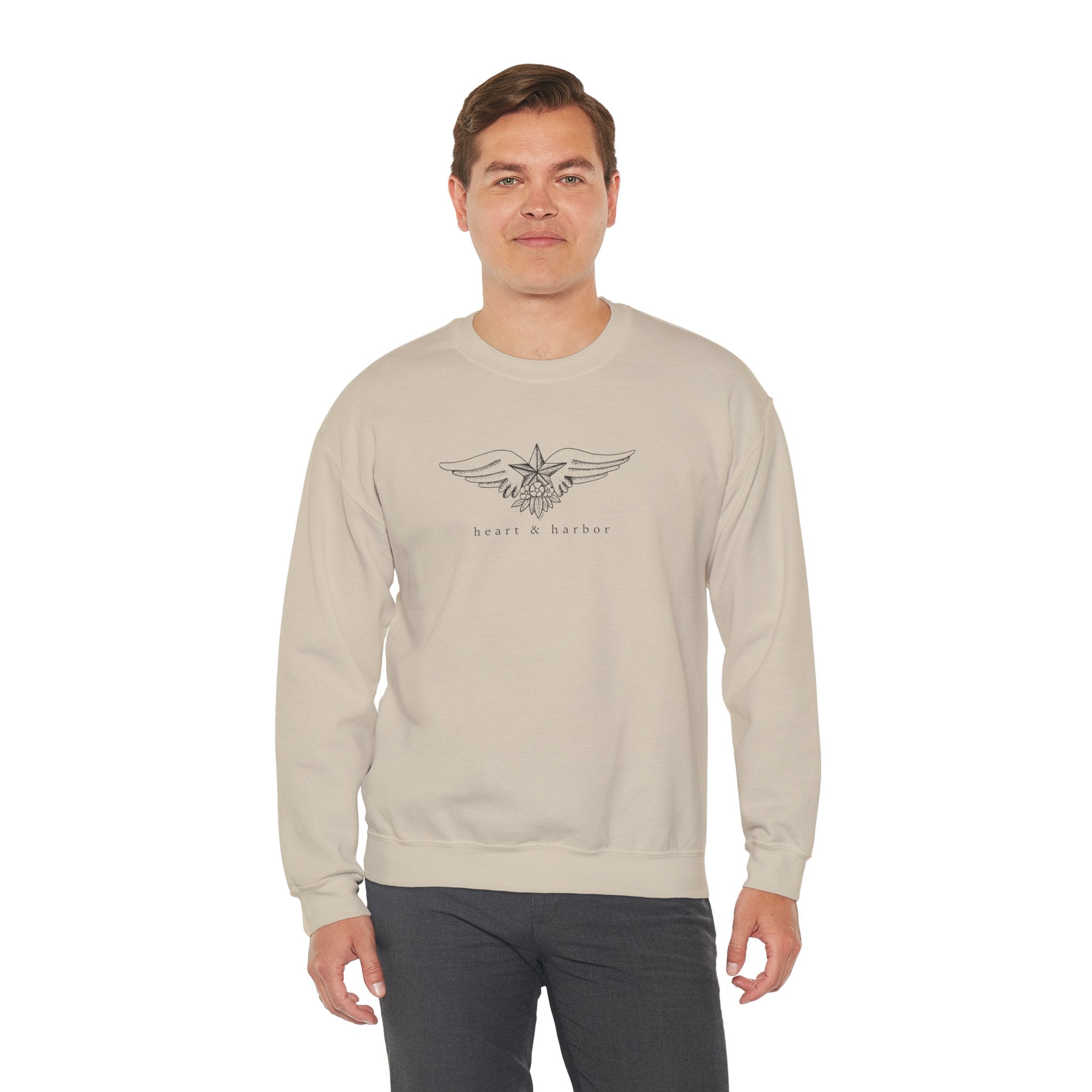Winged Star - Crewneck Fleece